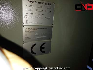فرز سی ان سی سه محور Deckel maho 63vبا کنترل هایدن ساخت المان